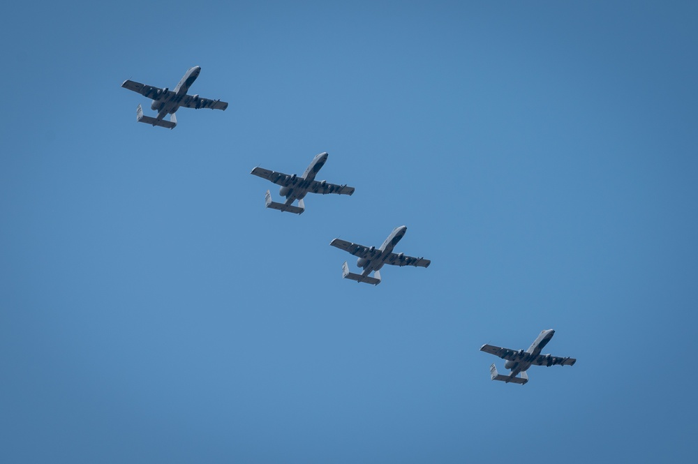 A-10 Thunderbolt II Division Landing