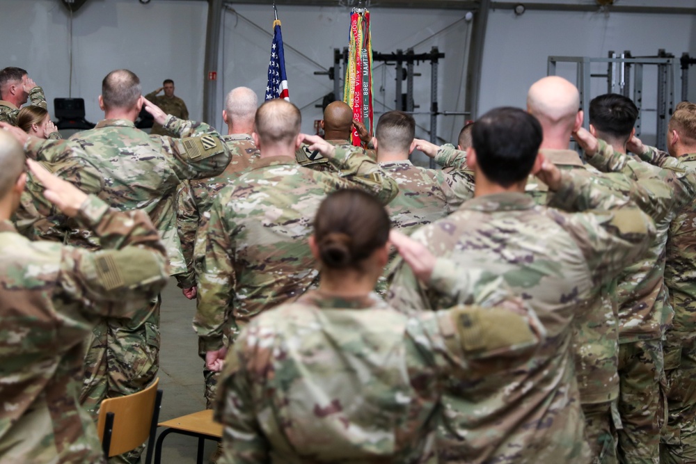 Field Support Command Conducts Change of Command Ceremony