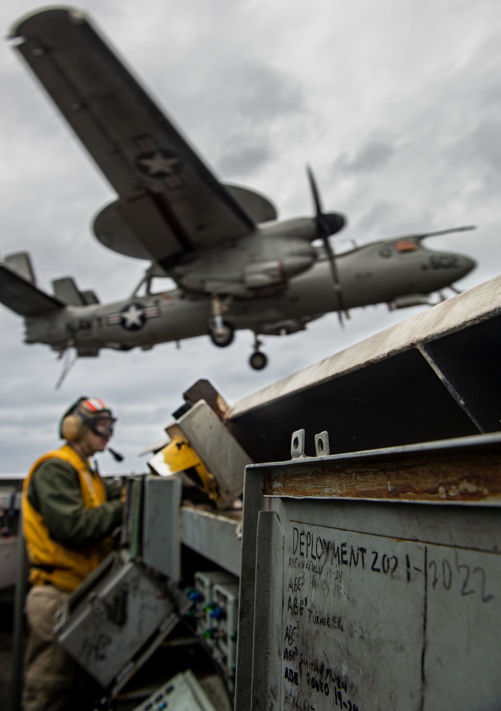 The Harry S. Truman Carrier Strike Group is on a scheduled deployment in the U.S. Sixth Fleet area of operations in support of naval operations to maintain maritime stability and security.