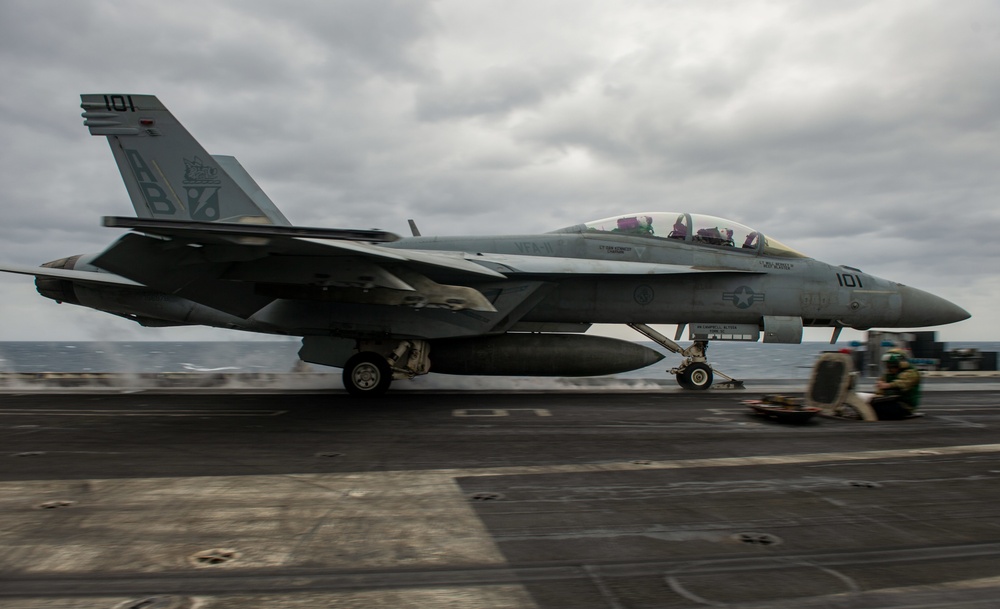 The Harry S. Truman Carrier Strike Group is on a scheduled deployment in the U.S. Sixth Fleet area of operations in support of naval operations to maintain maritime stability and security.