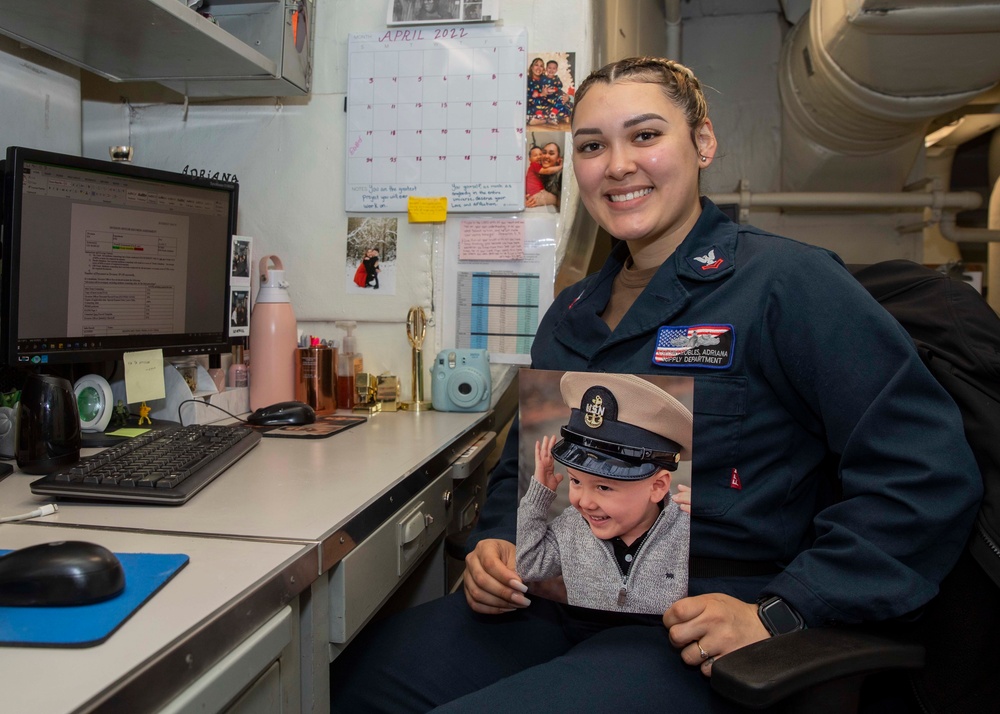 USS George H.W. Bush Celebrates Month of the Military Child