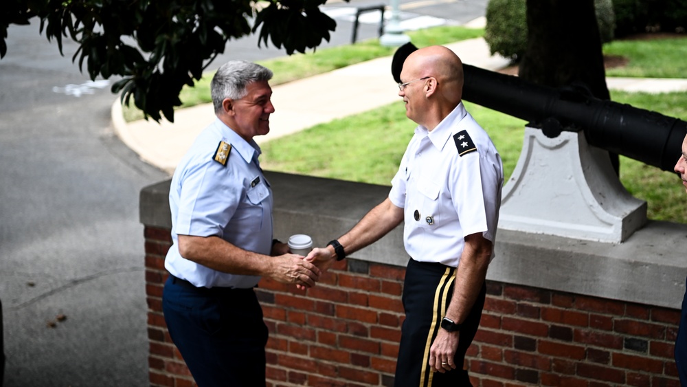 USCG Commandant Visits IADC, Speaks with Students