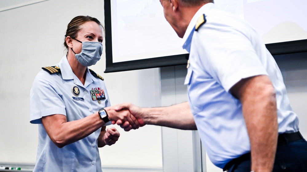 DVIDS - Images - USCG Commandant Visits IADC, Speaks with Students ...