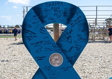 US Navy Seabees with NMCB-5 host a Bee-Fit Challenge