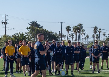 US Navy Seabees with NMCB-5 host a Bee-Fit Challenge