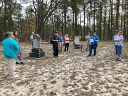 Fort Stewart spring cemetery tour