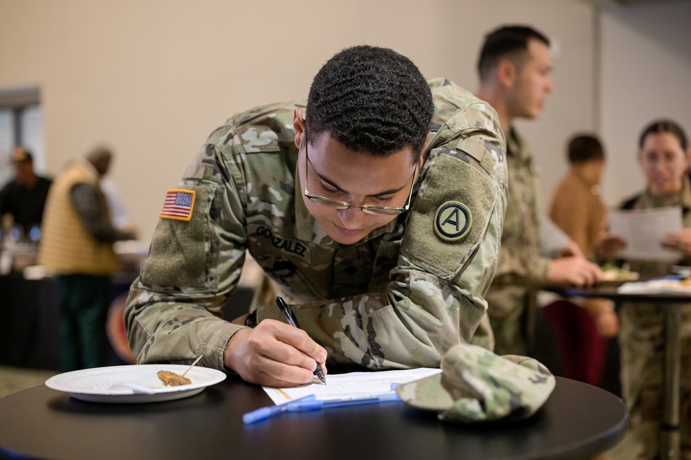 U.S. Army Central (USARCENT) hosts Go For Green Food Demo for Army Commitment To Improving Overall Nutrition (ACTION) initiative