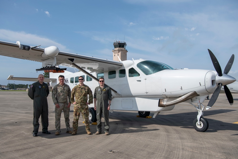 6th SOS hosts Latvian Air Force for aircraft familiarization visit