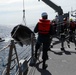 U.S. Marines conduct small boat operations from USS Ross