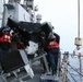 U.S. Marines conduct small boat operations from USS Ross