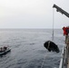 U.S. Marines conduct small boat operations from USS Ross