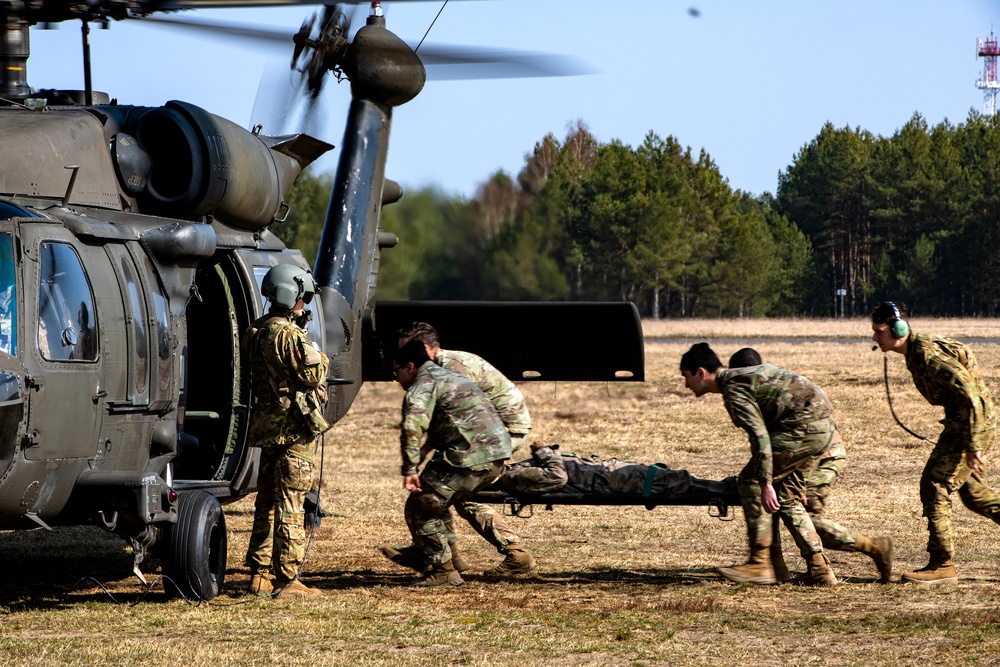 1-214th General Support Aviation Battalion Aerial Gunnery Qualification And Medical Evacuation Training