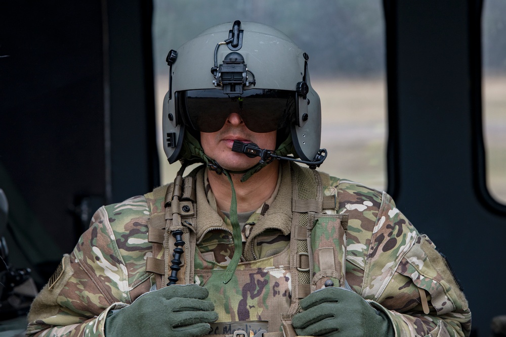 1-214th General Support Aviation Battalion Aerial Gunnery Qualification And Medical Evacuation Training