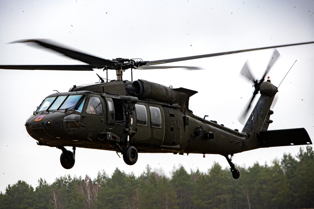 1-214th General Support Aviation Battalion Aerial Gunnery Qualification And Medical Evacuation Training
