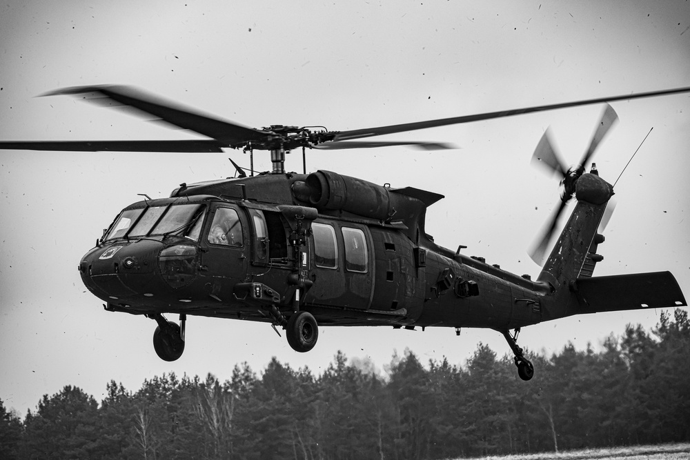 1-214th General Support Aviation Battalion Aerial Gunnery Qualification And Medical Evacuation Training