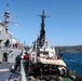 USS Ross enters port in Souda Bay, Greece