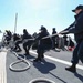 USS Ross enters port in Souda Bay, Greece
