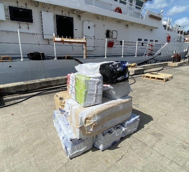 Coast Guard offloads seized cocaine in San Juan, Puerto Rico