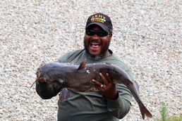 Veteran fishing day returns to the Cooper River Rediversion Project