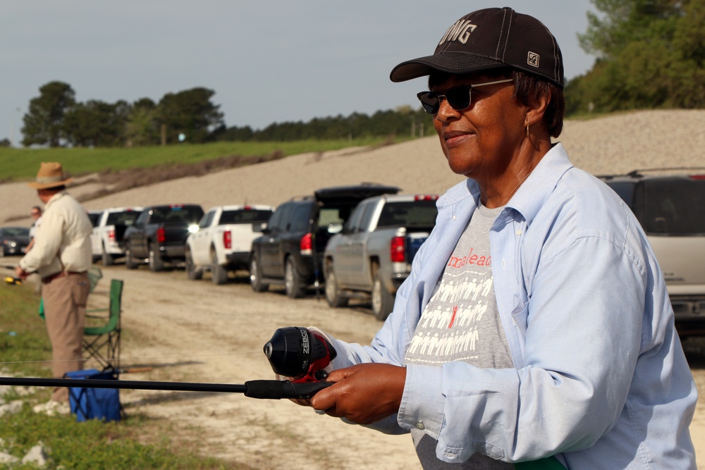 Veteran fishing day returns to the Cooper River Rediversion Project