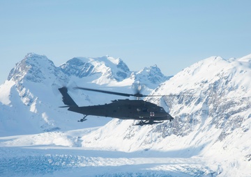 The 2-211th General Support Aviation Battalion flies to Bethel for annual training