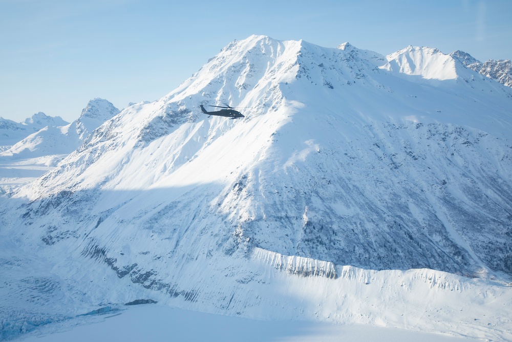 The 2-211th General Support Aviation Battalion flies to Bethel for annual training