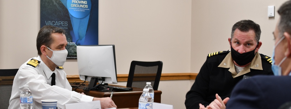 UK Royal Navy Delgates Visit NSWCDD