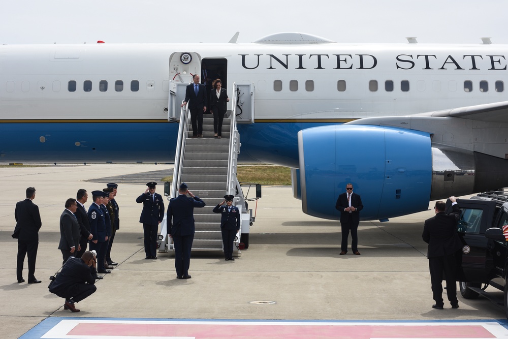 Vice President Harris visits Vandenberg Space Force Base