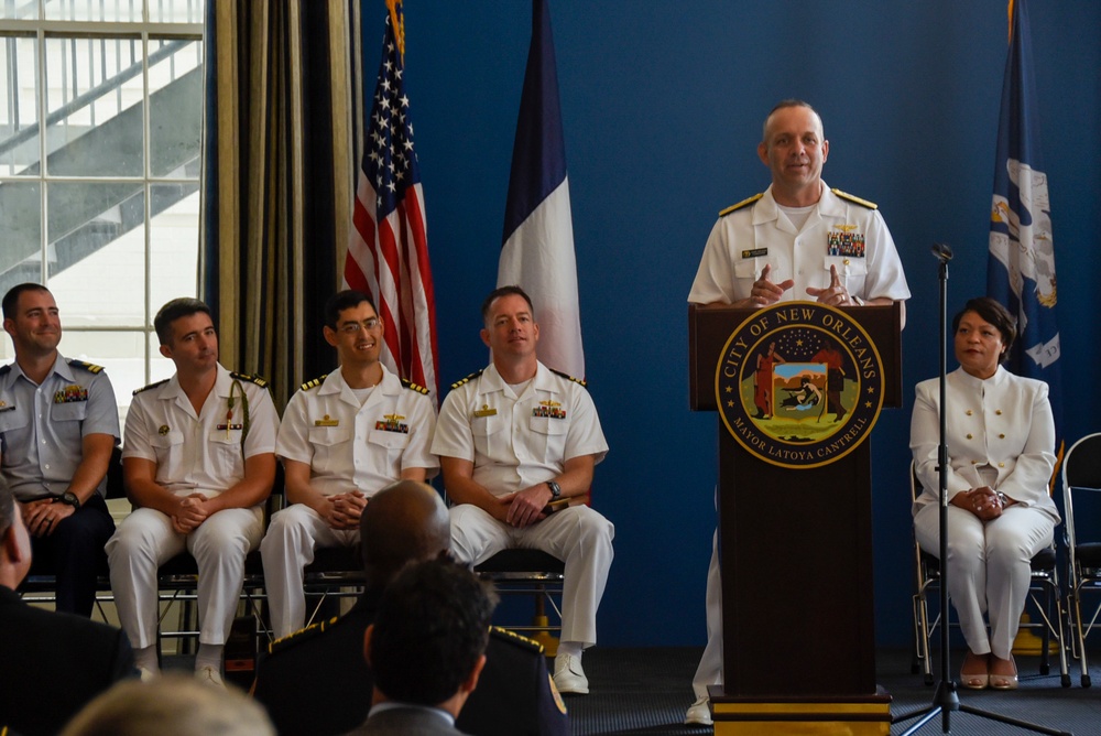 New Orleans Mayor Welcomes Service Members