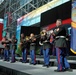 Quantico Marine Corps Band performs at New York Auto Show 2022