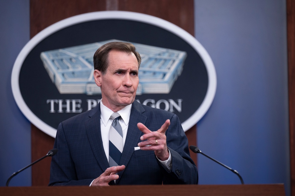 Pentagon Spokesman Holds Press Briefing