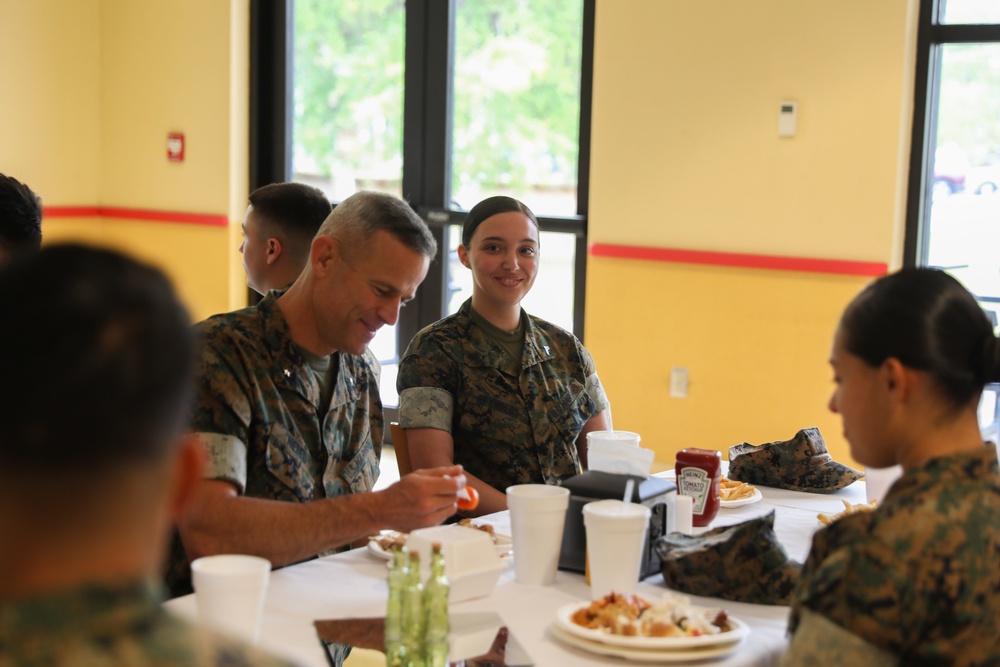 MCIEAST Sgt. Maj. visits MCAS Beaufort