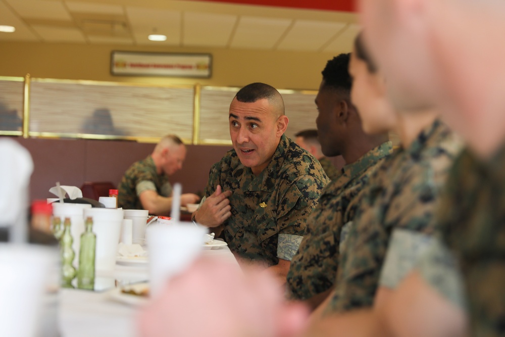 MCIEAST Sgt. Maj. visits MCAS Beaufort