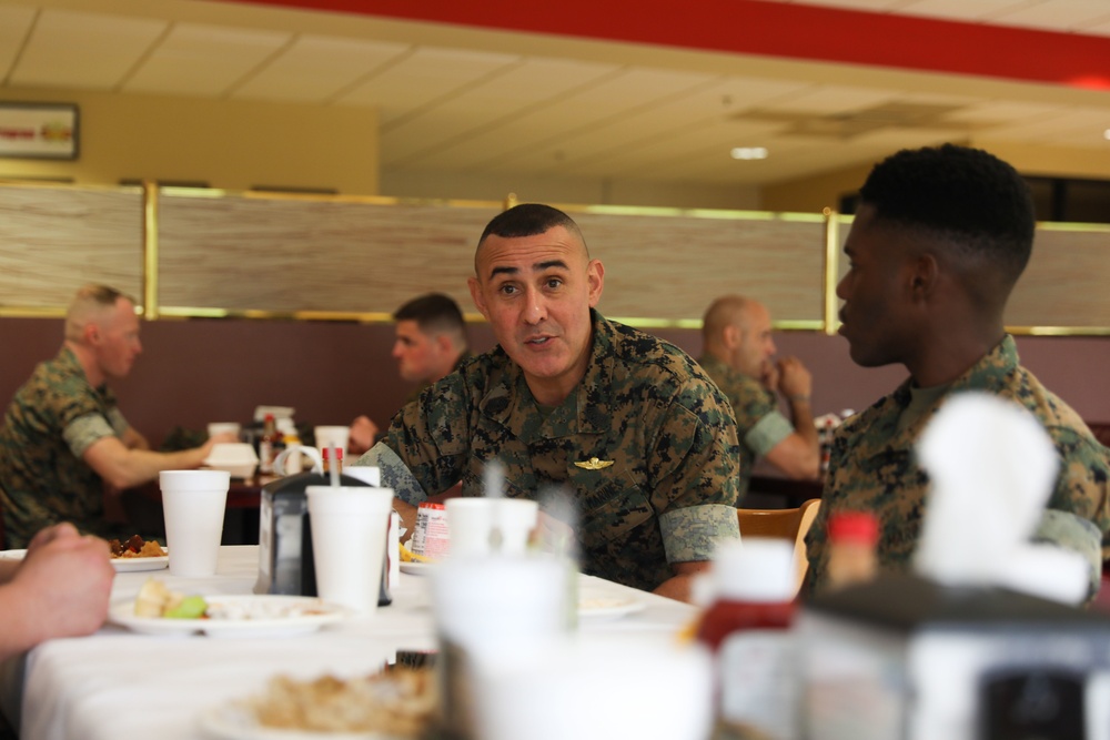 MCIEAST Sgt. Maj. visits MCAS Beaufort