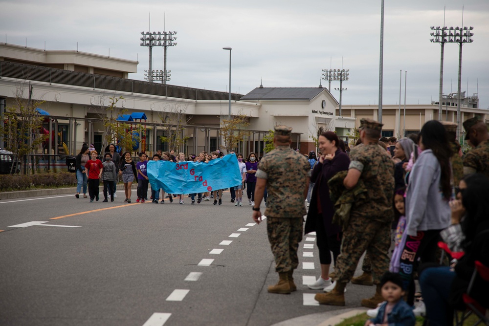 Not All Heroes Wear Capes: MCAS Iwakuni school children participate in Month of Military Child Parade