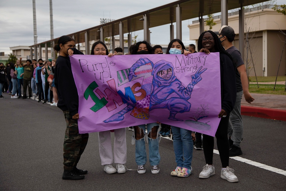 Not All Heroes Wear Capes: MCAS Iwakuni school children participate in Month of Military Child Parade