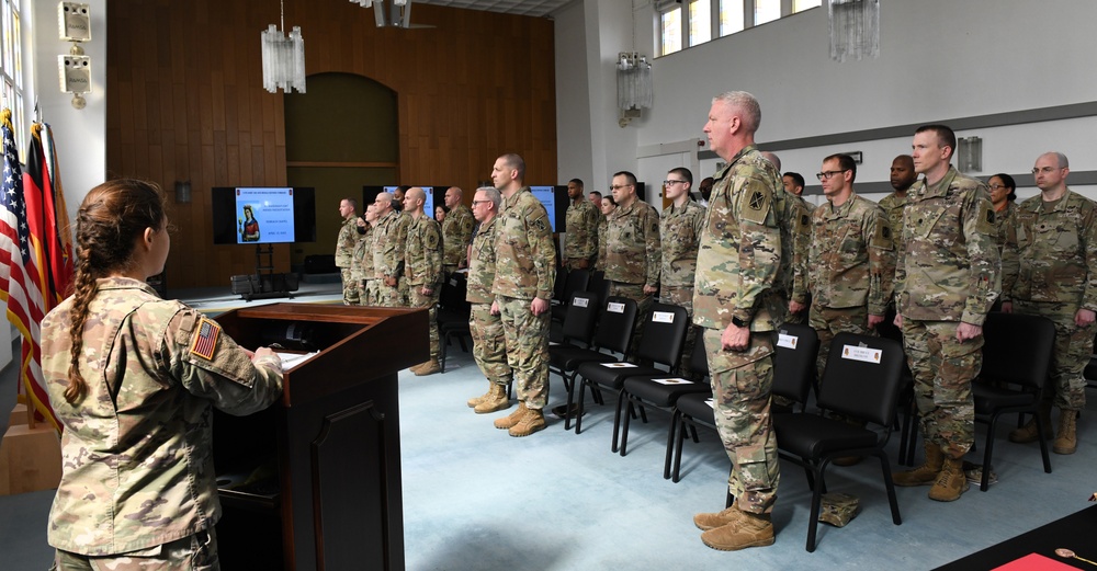 10th Army Air and Missile Defense Command St. Barbara’s Award Ceremony
