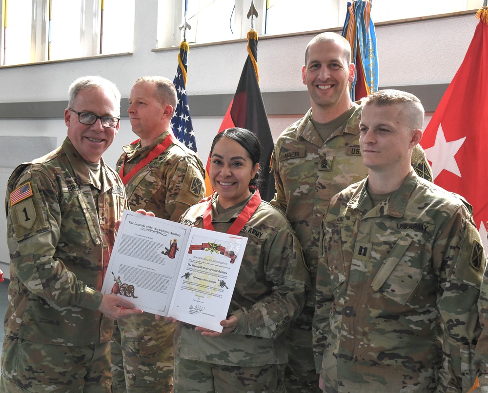 10th Army Air and Missile Defense Command St. Barbara’s Award Ceremony