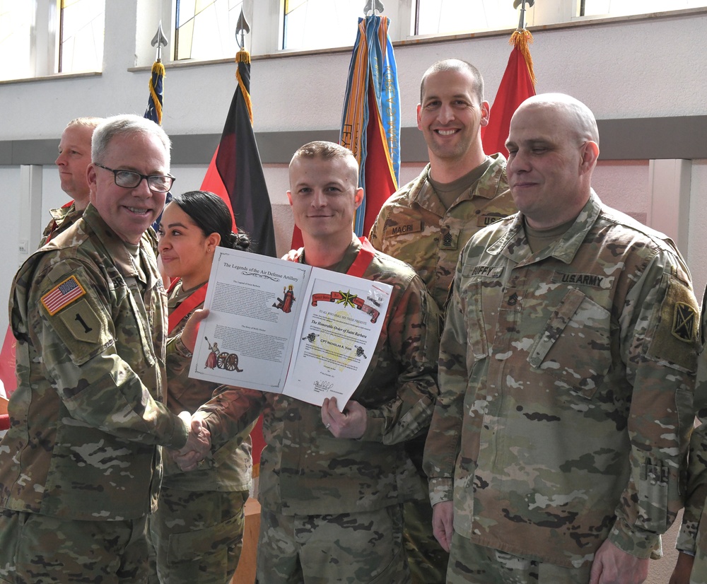 10th Army Air and Missile Defense Command St. Barbara’s Award Ceremony