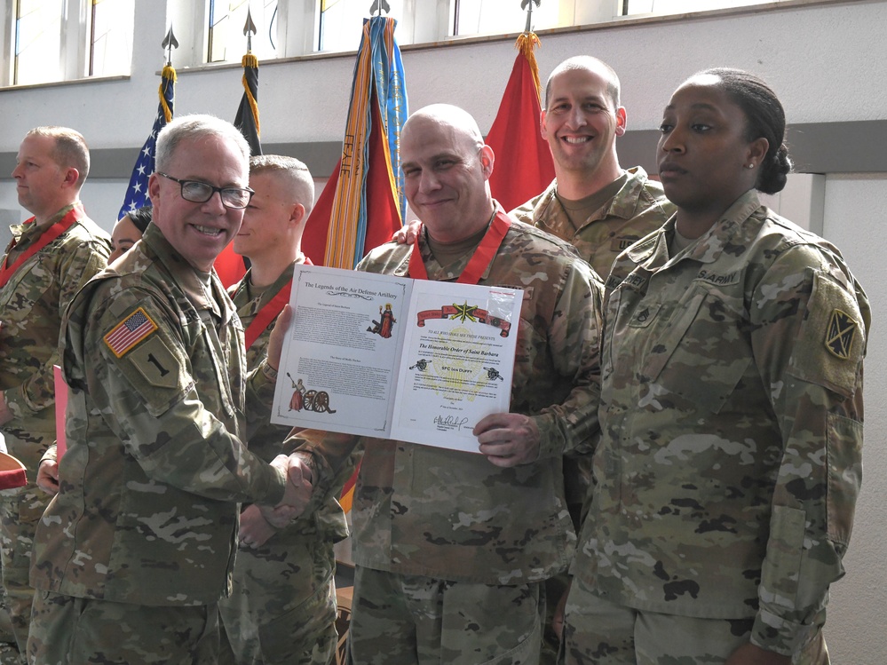 10th Army Air and Missile Defense Command St. Barbara’s Award Ceremony