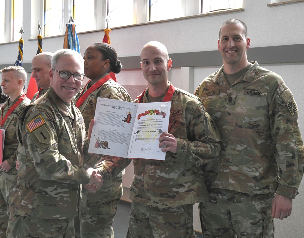 10th Army Air and Missile Defense Command St. Barbara’s Award Ceremony