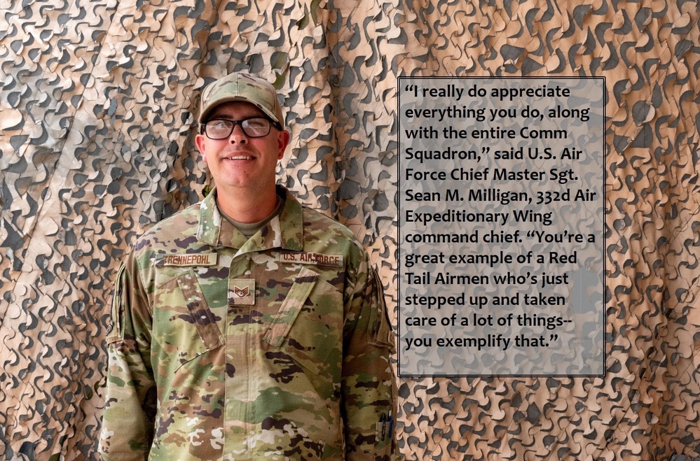 332d AEW Warrior of the Week: 332d ECS Knowledge Operations