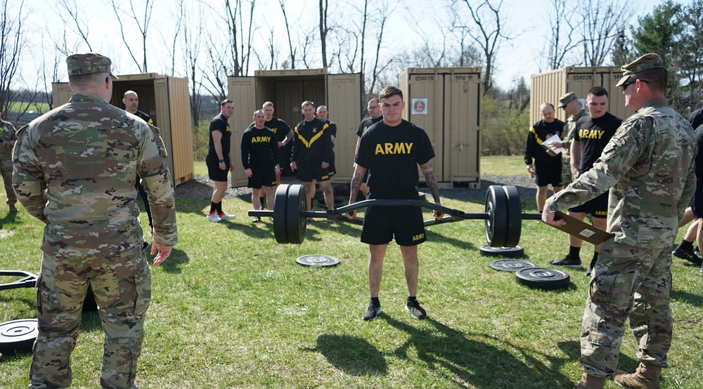 Pennsylvania Army Best Warrior Competition: Army Combat Fitness Test