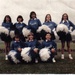 Brussels American School cheer squad, 1986