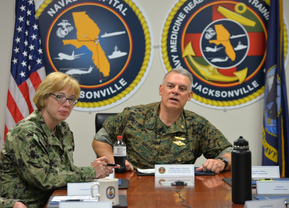 Director of the Navy Medical Corps visits Naval Hospital Jacksonville