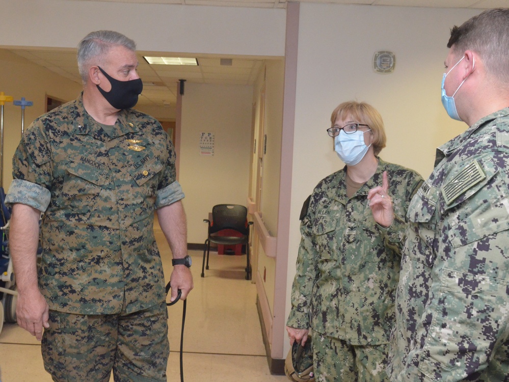Director of the Navy Medical Corps visits Naval Hospital Jacksonville