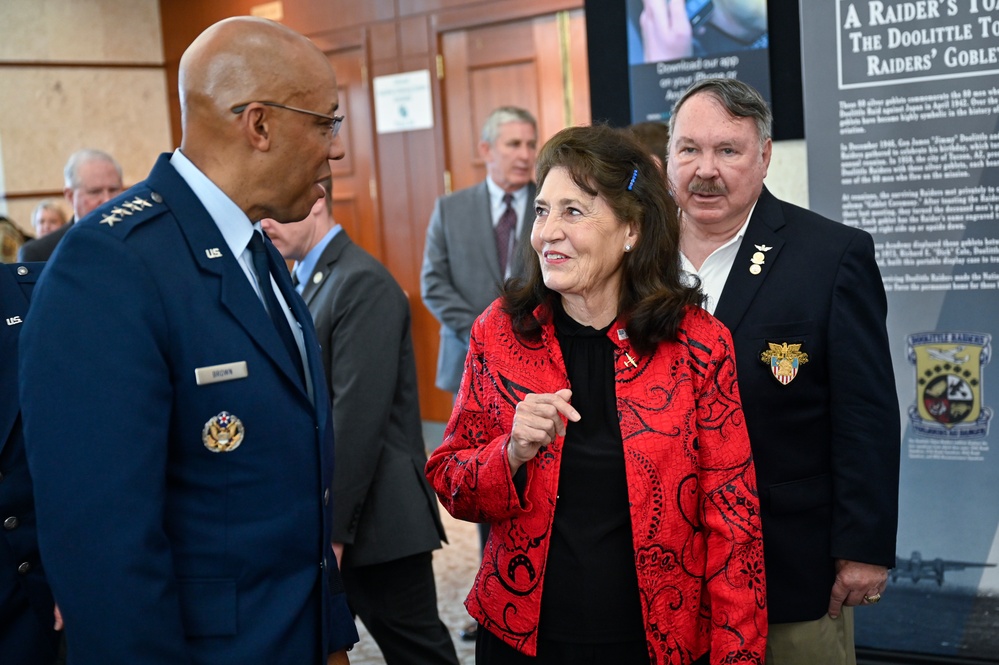 SecAF Kendall and CSAF Brown attend Doolittle Raider ceremony