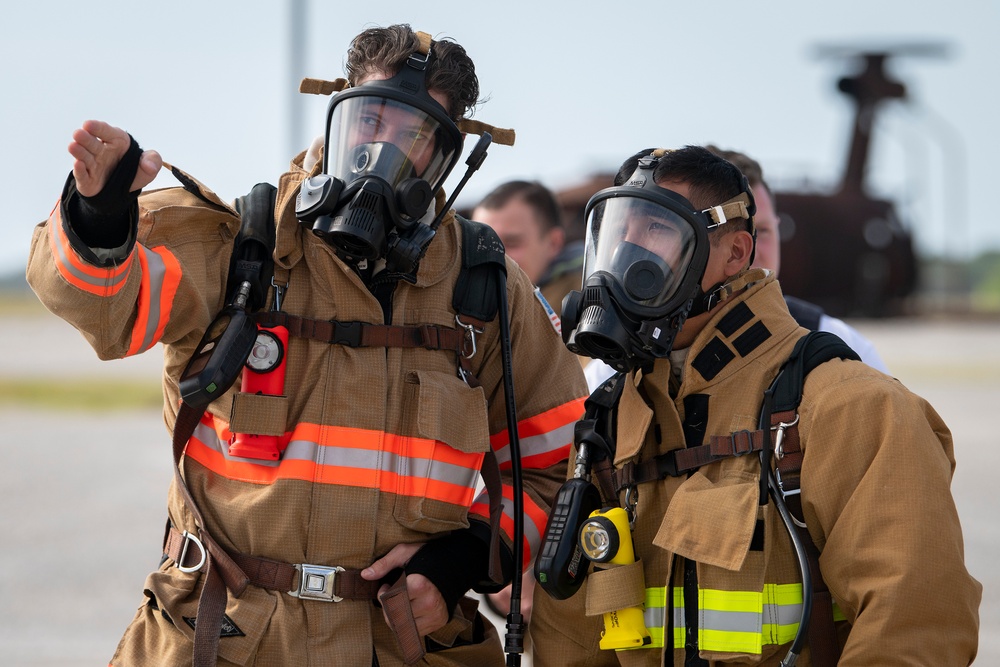 Structural fire training:  Gear up