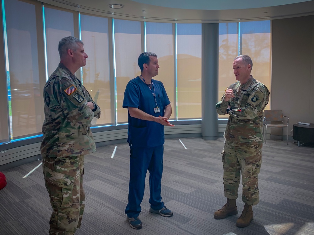 101st Airborne Division Deputy Commanding Officer for Support visits Intrepid Spirit Center