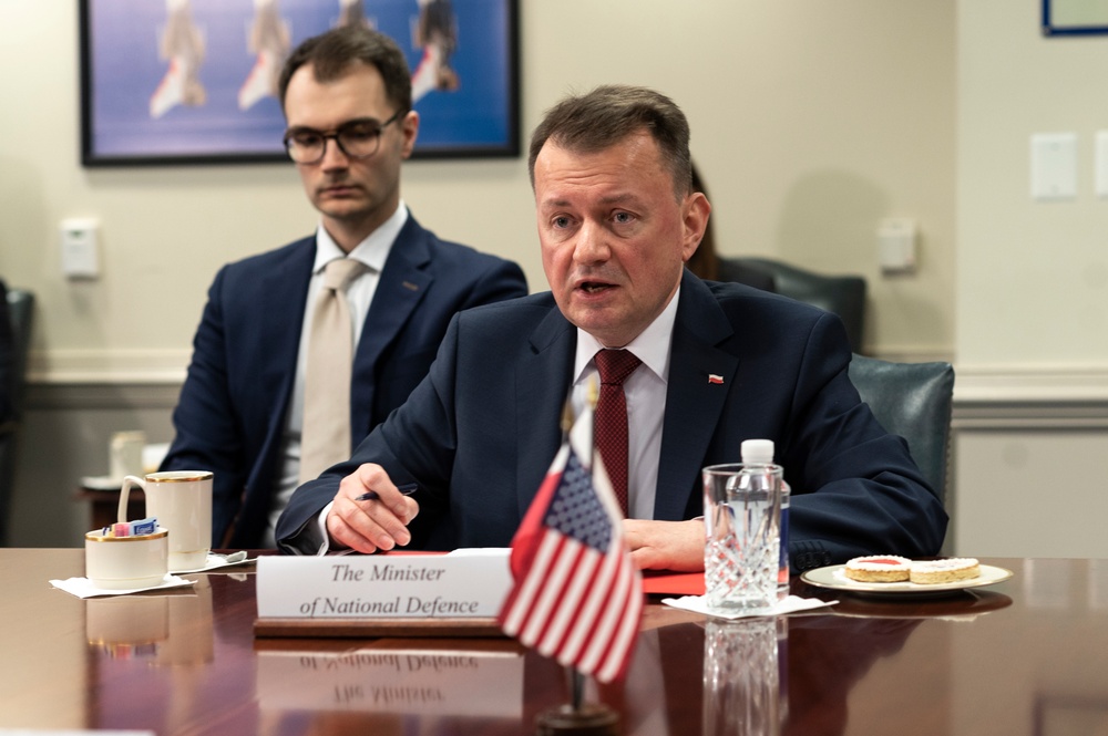 Defense Secretary Austin Hosts Polish Defense Minister